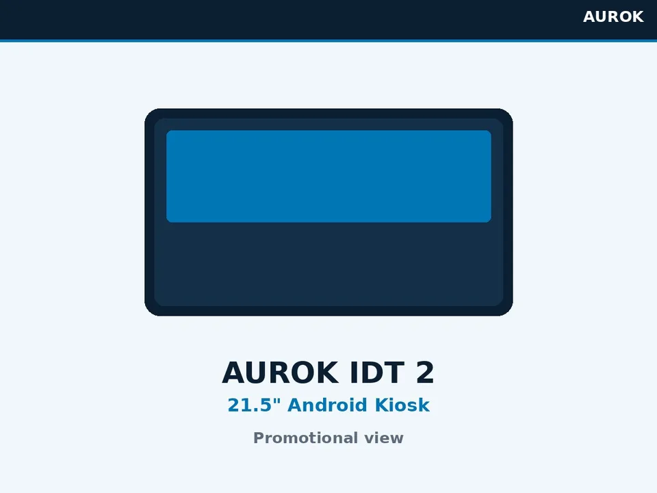 AUROK IDT 2 21.5 inch Android wall-hanging touch terminal promotional view
