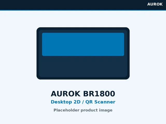 AUROK BR1800, 2D Desktop Barcode Scanner product photography