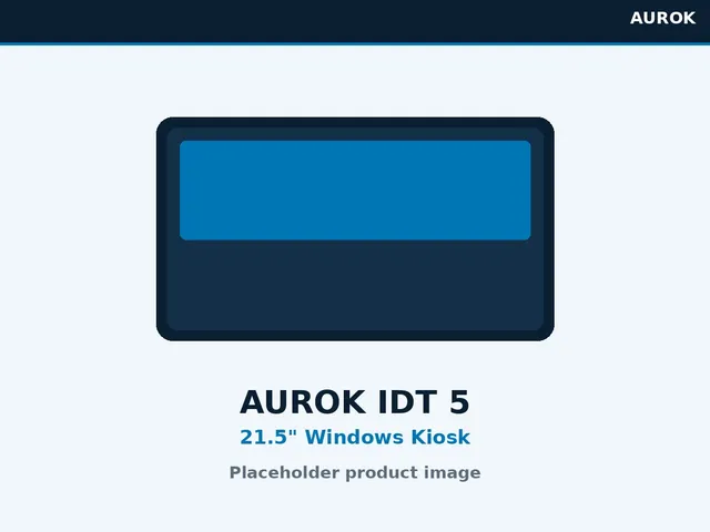 AUROK IDT5, Windows KIOSK Touch Display product photography