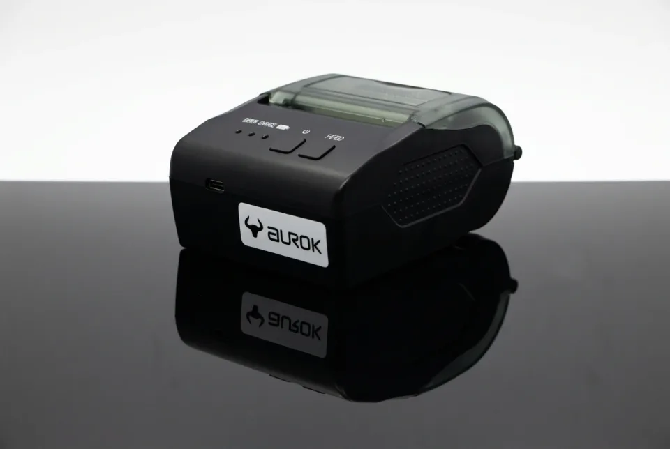 AUROK RP1800 58mm portable thermal receipt printer promotional view
