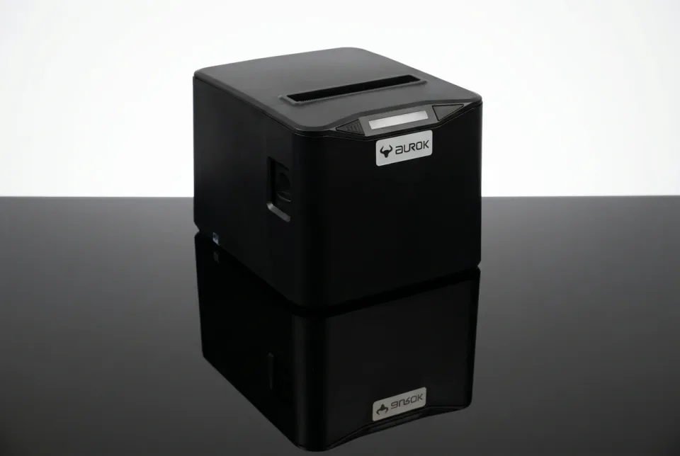 AUROK RP3900 80mm desktop thermal receipt printer promotional view